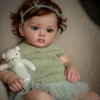 24 inch Reborn Baby Doll Reborn Doll Tutti Toddler Girl with Genesis Paint High Quality 3D skin multiple Layers Painting Visible Vein