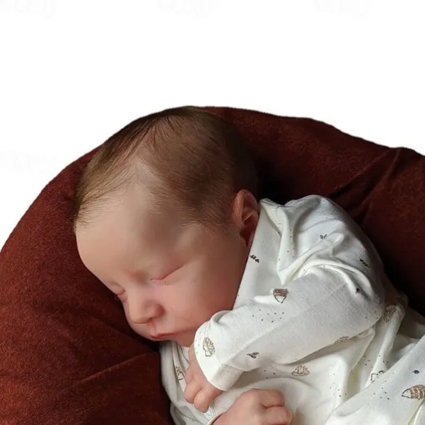 19 inch Reborn Baby DollFull Body Newborn Baby Doll Reborn Levi Soft Silicone Flexible 3D Skin Tone with Visible Veins Hand Paint Doll