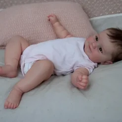 20 inch Reborn Doll Baby & Toddler Toy Reborn Toddler Doll Doll Reborn Baby Doll Baby Baby Boy Reborn Baby Doll Levi Newborn lifelike Gift Hand Made Non Toxic Vinyl Silicone Vinyl with Clothes