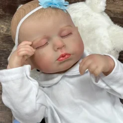 20 inch Reborn Doll Baby & Toddler Toy Reborn Toddler Doll Doll Reborn Baby Doll Baby Reborn Baby Doll Loulou Newborn lifelike Gift Hand Made Non Toxic Silicone Vinyl LOULOU with Clothes and