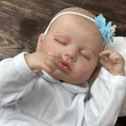 20 inch Reborn Doll Baby & Toddler Toy Reborn Toddler Doll Doll Reborn Baby Doll Baby Reborn Baby Doll Loulou Newborn lifelike Gift Hand Made Non Toxic Silicone Vinyl LOULOU with Clothes and