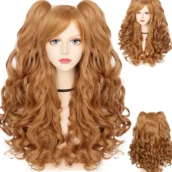 14 Inches Rainbow Wig Short Curly Wig with Bangs Synthetic Wigs Women Girls Colorful Wigs Pride Outfits Halloween Wigs