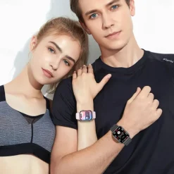 696 KR86 Smart Watch 1.95 inch Smart Band Fitness Bracelet Bluetooth Pedometer Call Reminder Heart Rate Monitor Compatible with Android iOS Women Men Hands-Free Calls Message Reminder IPX-0 37.5mm