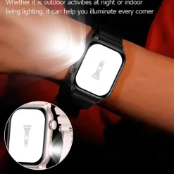 696 KR86 Smart Watch 1.95 inch Smart Band Fitness Bracelet Bluetooth Pedometer Call Reminder Heart Rate Monitor Compatible with Android iOS Women Men Hands-Free Calls Message Reminder IPX-0 37.5mm