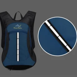 18 L Daypack Rucksack Zipper Multi Pocket Wearable Durable Outdoor Hiking Camping Military Nylon Black Red Blue