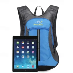 18 L Daypack Rucksack Zipper Multi Pocket Wearable Durable Outdoor Hiking Camping Military Nylon Black Red Blue