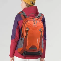 35 L Daypack Rucksack Zipper Multi Pocket Anatomic Design Wearable Durable Outdoor Hiking Camping Military Nylon Black Blue Purple