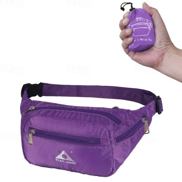 1-10 L Fanny Pack Hiking Waist Bag Belt Bag Windproof Rain Waterproof Quick Dry Lightweight Sweat-Wicking Outdoor Hunting Fishing Hiking Climbing Nylon ArmyGreen Black Red