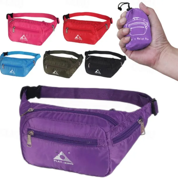 1-10 L Fanny Pack Hiking Waist Bag Belt Bag Windproof Rain Waterproof Quick Dry Lightweight Sweat-Wicking Outdoor Hunting Fishing Hiking Climbing Nylon ArmyGreen Black Red