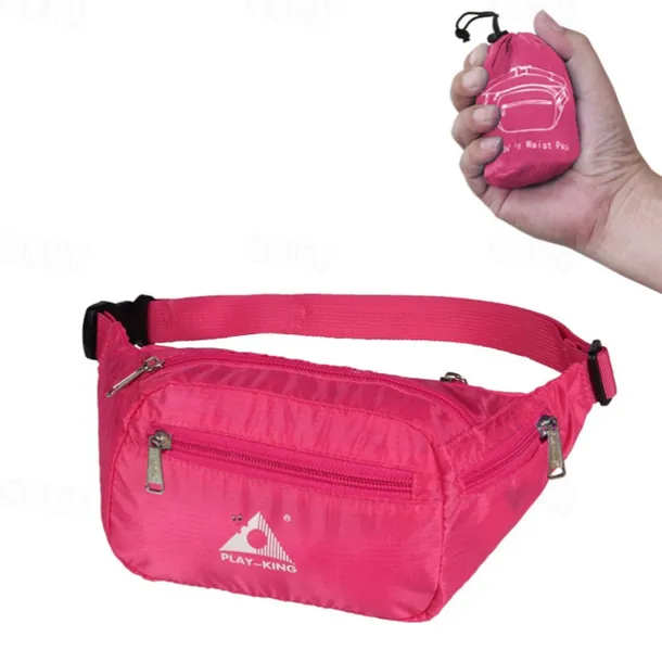 1-10 L Fanny Pack Hiking Waist Bag Belt Bag Windproof Rain Waterproof Quick Dry Lightweight Sweat-Wicking Outdoor Hunting Fishing Hiking Climbing Nylon ArmyGreen Black Red