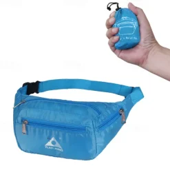 1-10 L Fanny Pack Hiking Waist Bag Belt Bag Windproof Rain Waterproof Quick Dry Lightweight Sweat-Wicking Outdoor Hunting Fishing Hiking Climbing Nylon ArmyGreen Black Red