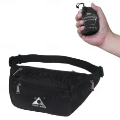 1-10 L Fanny Pack Hiking Waist Bag Belt Bag Windproof Rain Waterproof Quick Dry Lightweight Sweat-Wicking Outdoor Hunting Fishing Hiking Climbing Nylon ArmyGreen Black Red