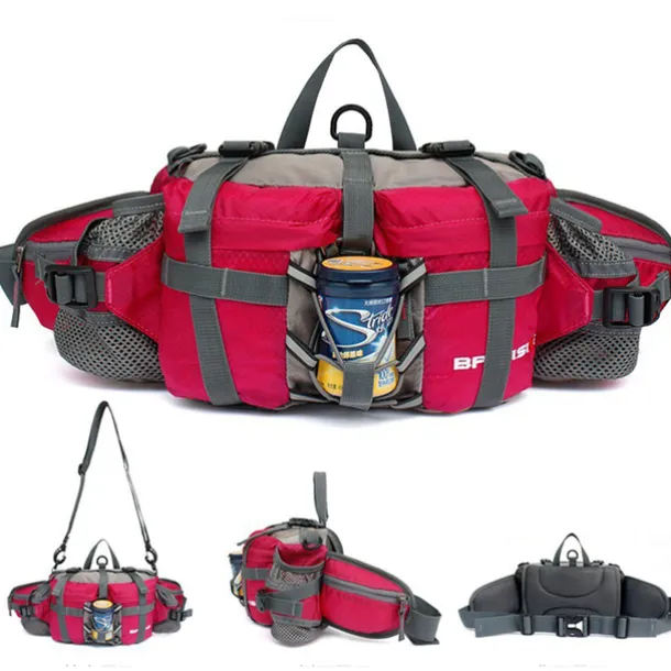 6 L Fanny Pack Waist Bag / Waist pack Hiking Backpack Waterproof Rain Waterproof Quick Dry Water Bottle Pocket Multifunctional Outdoor Camping / Hiking Hunting Fishing Climbing Terylene Black Army
