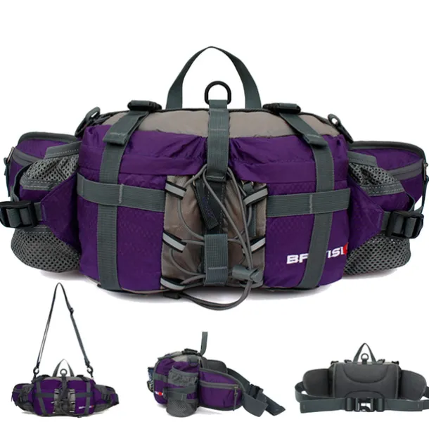 6 L Fanny Pack Waist Bag / Waist pack Hiking Backpack Waterproof Rain Waterproof Quick Dry Water Bottle Pocket Multifunctional Outdoor Camping / Hiking Hunting Fishing Climbing Terylene Black Army