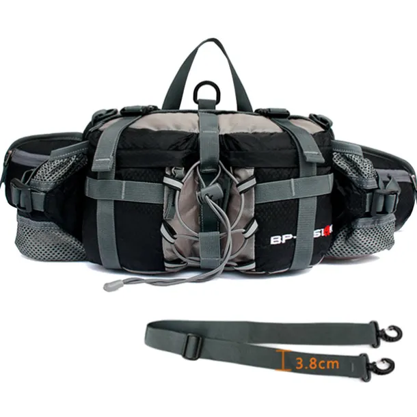6 L Fanny Pack Waist Bag / Waist pack Hiking Backpack Waterproof Rain Waterproof Quick Dry Water Bottle Pocket Multifunctional Outdoor Camping / Hiking Hunting Fishing Climbing Terylene Black Army