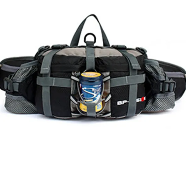 6 L Fanny Pack Waist Bag / Waist pack Hiking Backpack Waterproof Rain Waterproof Quick Dry Water Bottle Pocket Multifunctional Outdoor Camping / Hiking Hunting Fishing Climbing Terylene Black Army