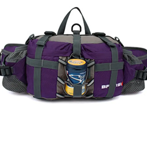 6 L Fanny Pack Waist Bag / Waist pack Hiking Backpack Waterproof Rain Waterproof Quick Dry Water Bottle Pocket Multifunctional Outdoor Camping / Hiking Hunting Fishing Climbing Terylene Black Army