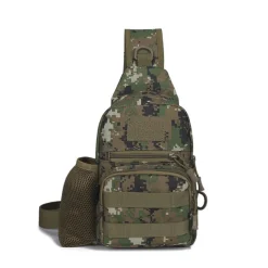 20 L Hiking Sling Backpack Rain Waterproof Fast Dry Breathable Outdoor Fishing Hiking Camping Oxford Forest Green Black White