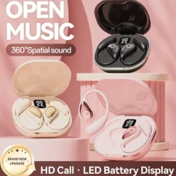 144 Languages Intelligent Translate Earbuds High Accuracy AI Translation Earphone with LCD Screen Real Time Translated Device