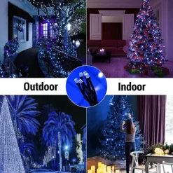 1000 LED (328Ft) Christmas Lights Indoor Outdoor, Christmas String Tree Lights Indoor Green Wire, Indoor and Outside Fairy Light for Christmas Tree, Patio, Elegant Wedding Party Reception