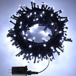 1000 LED (328Ft) Christmas Lights Indoor Outdoor, Christmas String Tree Lights Indoor Green Wire, Indoor and Outside Fairy Light for Christmas Tree, Patio, Elegant Wedding Party Reception