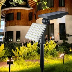 62 leds Solar Garden Lights Adjustable Outdoor Solar Lamp Waterproof Wall Lighting for Garden Decoration Light