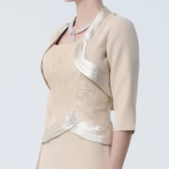 3/4 Length Sleeve Shrugs Satin Wedding / Party / Evening Women's Wrap With Split Joint