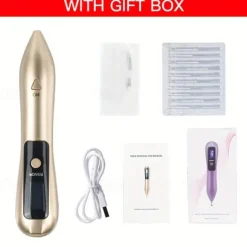 9 Level LCD Face Skin Dark Spot Remover Mole Tattoo Removal Laser Plasma Pen Machine Facial Freckle Tag Wart Removal Beauty Care