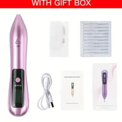 9 Level LCD Face Skin Dark Spot Remover Mole Tattoo Removal Laser Plasma Pen Machine Facial Freckle Tag Wart Removal Beauty Care