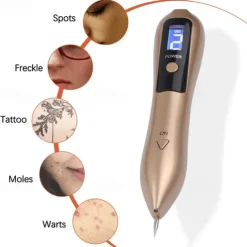 9 Level LCD Face Skin Dark Spot Remover Mole Tattoo Removal Laser Plasma Pen Machine Facial Freckle Tag Wart Removal Beauty Care