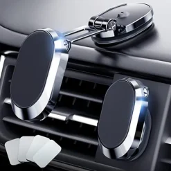 2022 Magnetic Car Phone Holder Magnet Mount Mobile Cell Phone Stand GPS Support For iPhone 13 12 Xiaomi Huawei Samsung S21 S20