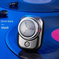 2023 Mini Electric Travel Shaver for Men Pocket Size Washable Electric Razor Mens Rechargeable Portable Cordless Shaving Beard