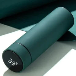 480 ml Digital Thermos Cup Intelligent Temperature Smart Digital Thermal Coffee Travel Mug - Touch Display Temperature, Stainless Steel Vacuum Flask - Perfect Gift for Back To School