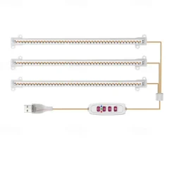 5 Modes Indoor Led Grow Light USB Timer Phyto Lamp Plants Dimmable LED Lamp Phytolamps Hydroponics Growing Lamps