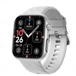 696 MT500 Smart Watch 1.97 inch Smart Band Fitness Bracelet Bluetooth ECG+PPG Temperature Monitoring Pedometer Compatible with Android iOS Men Hands-Free Calls Message Reminder Camera Control IP 67