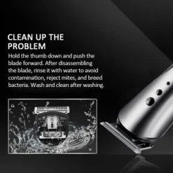 2023 New 3 In 1 Hair Trimmer Shaver Professional Electric Rechargeable Cordless Hair Clipper Beard Nose Ear Hair Trimmer Red Black for Barber Men