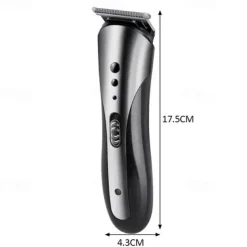 2023 New 3 In 1 Hair Trimmer Shaver Professional Electric Rechargeable Cordless Hair Clipper Beard Nose Ear Hair Trimmer Red Black for Barber Men