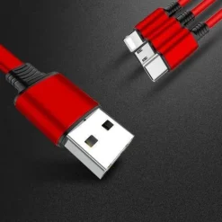 2023 New 3 In 1 Retractable USB Cable Mobile Phone Universal Charger Cable Fast Charging Cable USB Cable for Iphone for samsung for HUAWEI for Xiaomi for OPPO for Google