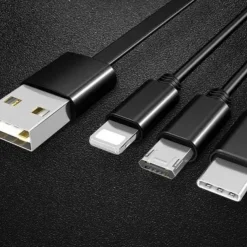 2023 New 3 In 1 Retractable USB Cable Mobile Phone Universal Charger Cable Fast Charging Cable USB Cable for Iphone for samsung for HUAWEI for Xiaomi for OPPO for Google