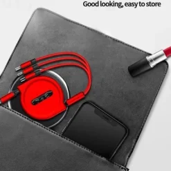 2023 New 3 In 1 Retractable USB Cable Mobile Phone Universal Charger Cable Fast Charging Cable USB Cable for Iphone for samsung for HUAWEI for Xiaomi for OPPO for Google