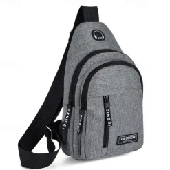 2023 New Chest Bag Men's Fashion Trend Oxford Cloth Single Shoulder Backpack Korean Casual Waterproof Single Shoulder Messenger Bag