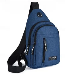 2023 New Chest Bag Men's Fashion Trend Oxford Cloth Single Shoulder Backpack Korean Casual Waterproof Single Shoulder Messenger Bag