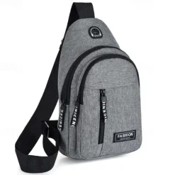 2023 New Chest Bag Men's Fashion Trend Oxford Cloth Single Shoulder Backpack Korean Casual Waterproof Single Shoulder Messenger Bag