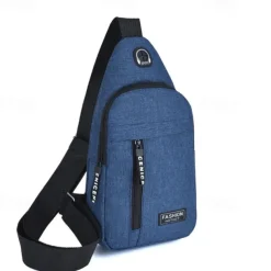 2023 New Chest Bag Men's Fashion Trend Oxford Cloth Single Shoulder Backpack Korean Casual Waterproof Single Shoulder Messenger Bag