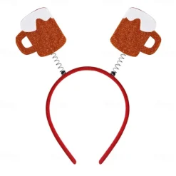 2022 New German Oktoberfest Decoration Headband Festival Party Photo Props Beer Headband Head Buckle