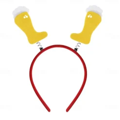 2022 New German Oktoberfest Decoration Headband Festival Party Photo Props Beer Headband Head Buckle