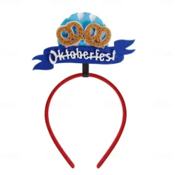 2022 New German Oktoberfest Decoration Headband Festival Party Photo Props Beer Headband Head Buckle
