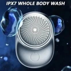 2023 New Powerful Storm Shaver for Men Mini Portable Electric Travel Shaver Rechargeable Wet and Dry Use Face Beard Razor