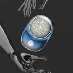 2023 New Powerful Storm Shaver for Men Mini Portable Electric Travel Shaver Rechargeable Wet and Dry Use Face Beard Razor