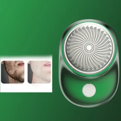 2023 New Powerful Storm Shaver for Men Mini Portable Electric Travel Shaver Rechargeable Wet and Dry Use Face Beard Razor